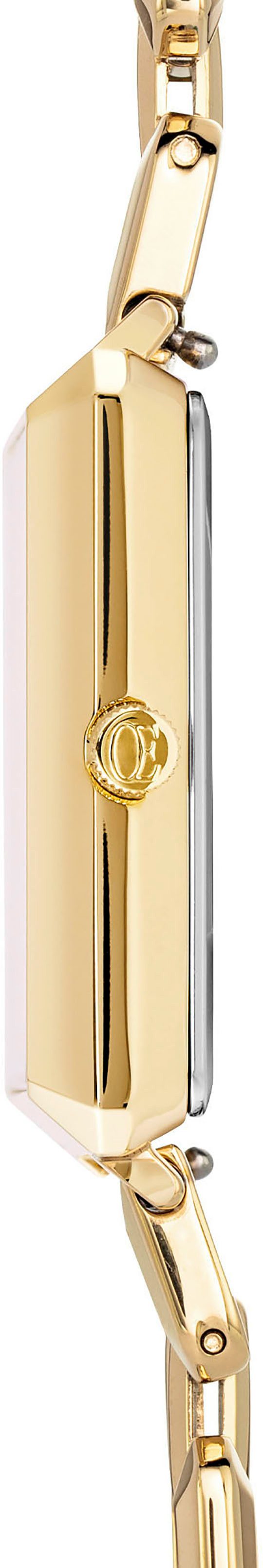 COEUR DE LION Quarzuhr Iconic Cube Spikes Statement 7662/74-1616, Armbanduhr, Damenuhr, Edelstahlarmband, analog