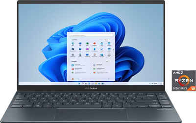 Asus Zenbook 14" Laptop, Full HD IPS Display, 8 GB RAM, Windows 11 Home, Business-Notebook (35,6 cm/14 Zoll, AMD Ryzen 9 5900HX, Radeon RX Vega 7, 512 GB SSD, UM425QA-KI231W)