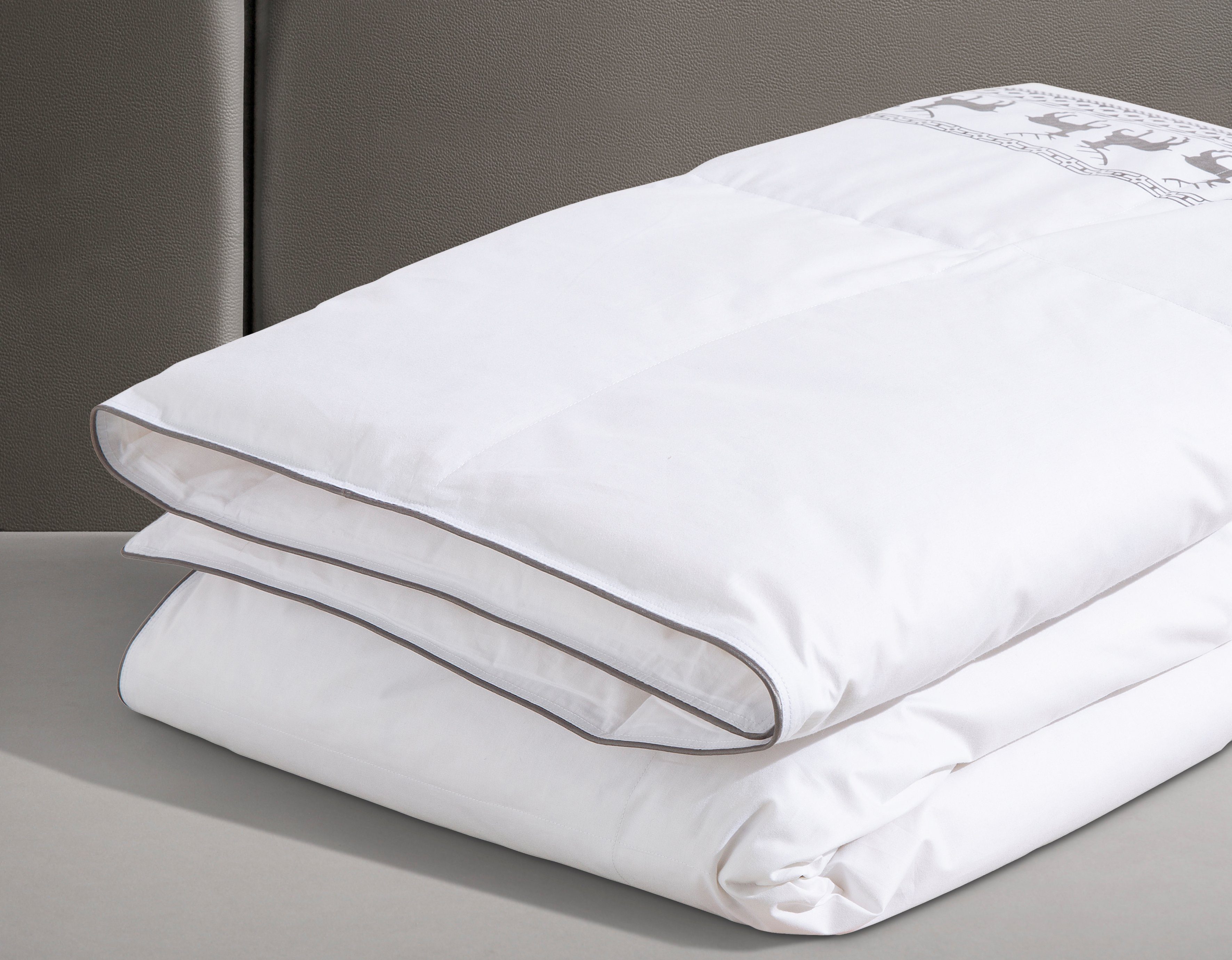 OTTO home Daunenbettdecke Sorsele, Bettdecke 135x200 cm, 155x220 cm und weitere Größen, Füllung: 60% Daunen & 40% Federn, Bezug: Baumwolle, Bettdecken, Sommer,  – Bild 5 von 5