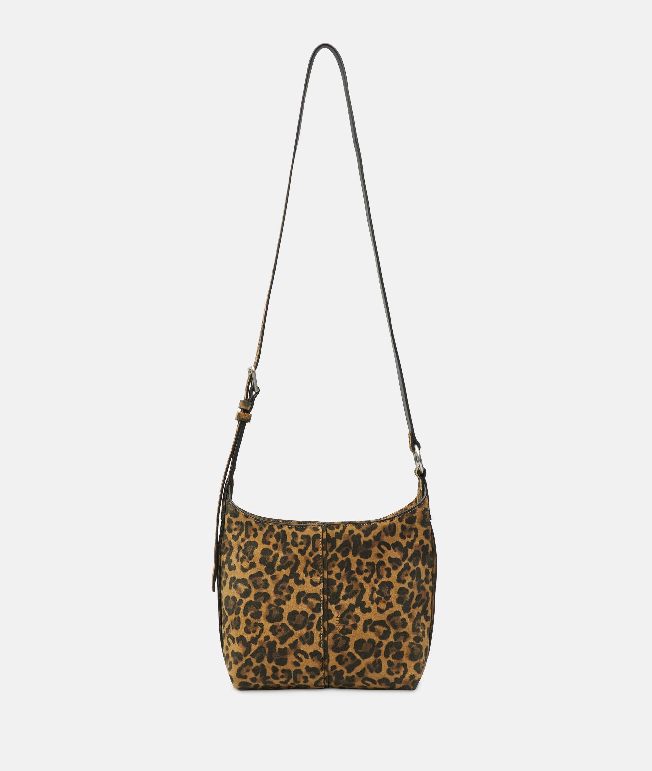 Liebeskind Berlin Umhängetasche Leo Demi Crossbody S, Handliche Crossbody-Bag mit Leo-Print