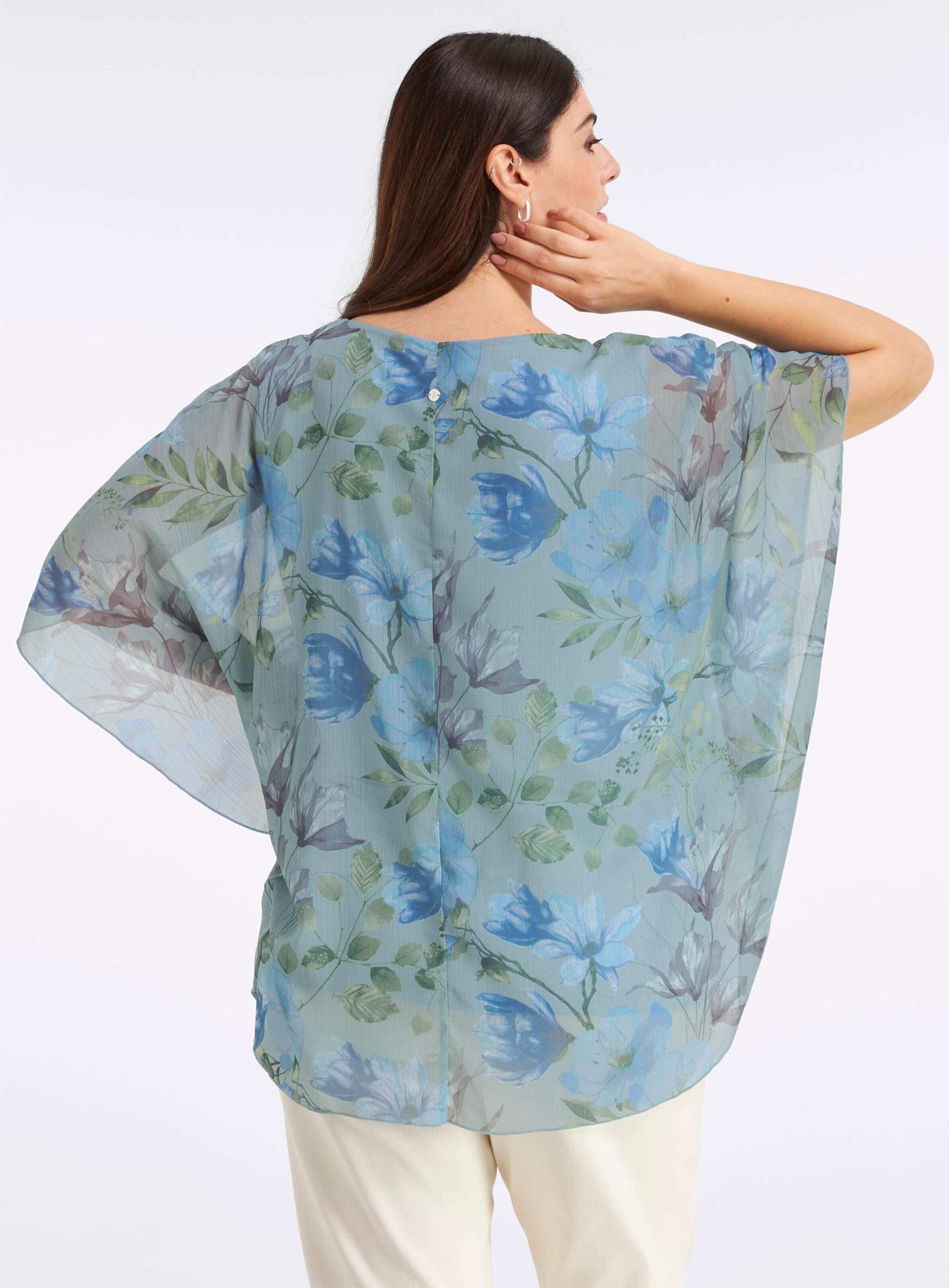 Sheego Klassische Bluse Tunika 3/4-Arm günstig online kaufen