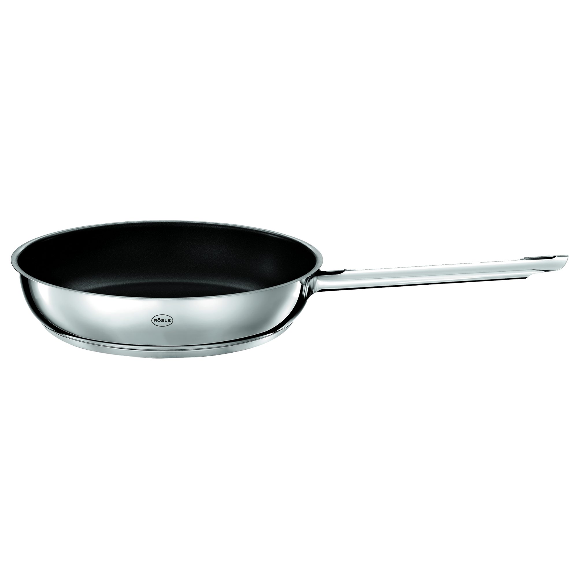 RÖSLE Bratpfanne PUREELEMENTS Keramik ProCeraPlus, Edelstahl 18/10 (1-tlg)