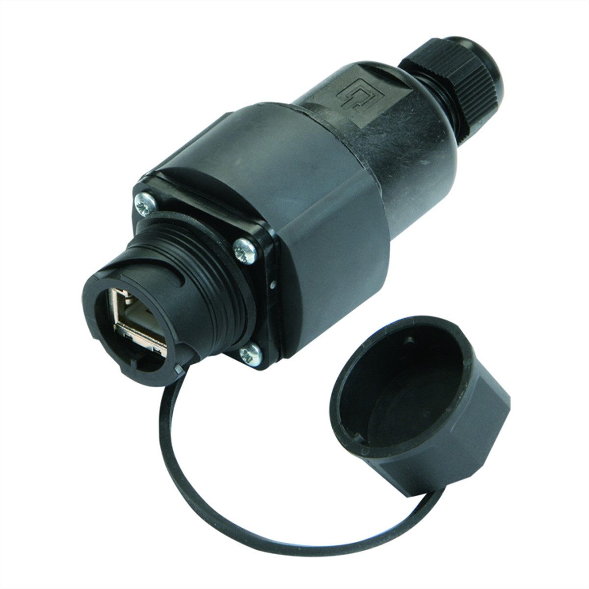 Telegärtner STX V1 Freie Anschlussdose Netzwerk-Panel (RJ45 Modul A Cat.6A (ISO/IEC), 100007448)