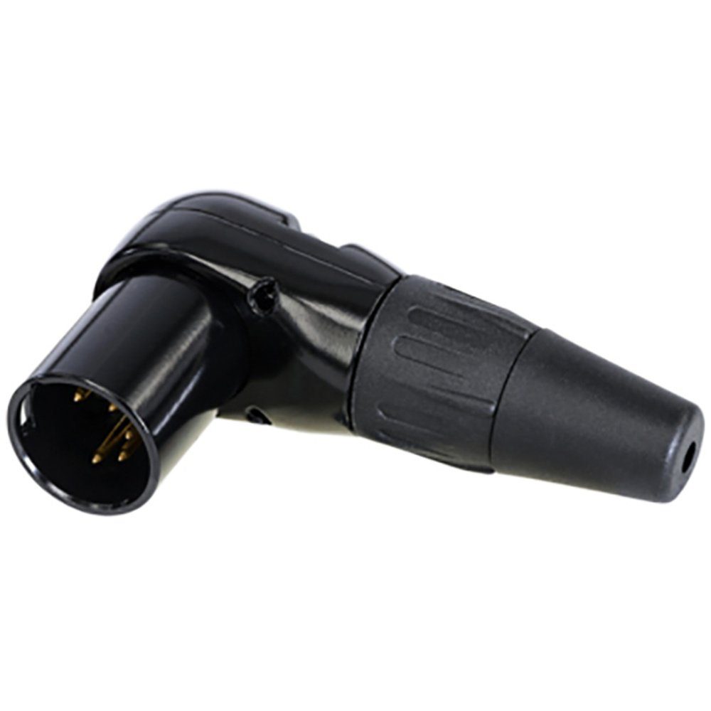Rean Rean AV RC5MR-B XLR-Steckverbinder Stecker, gewinkelt Polzahl: 5 1 S Audio- & Video-Adapter
