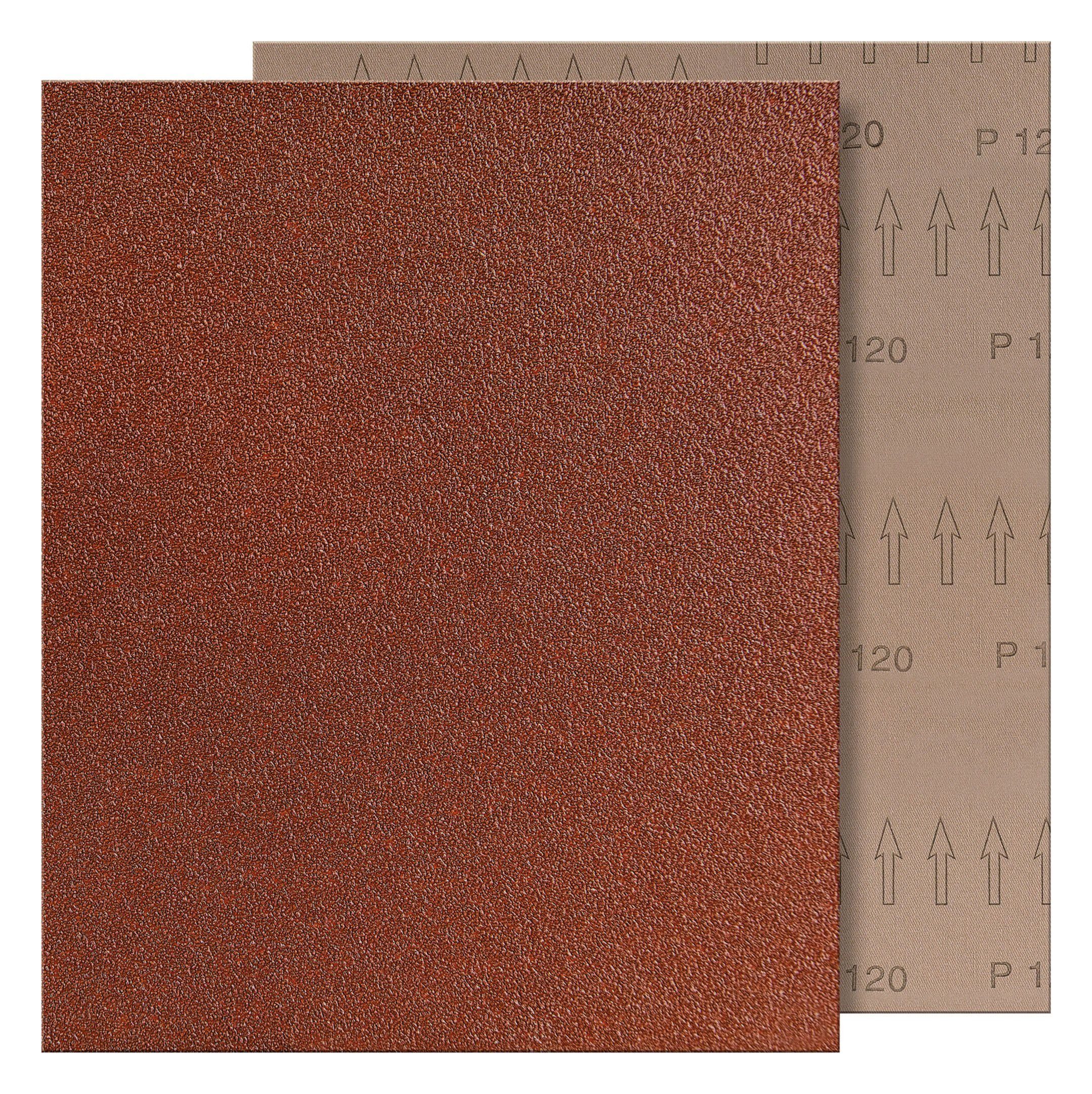 VSM Schleifpapier, Schleifgewebe braun 230 x 280 mm K 100