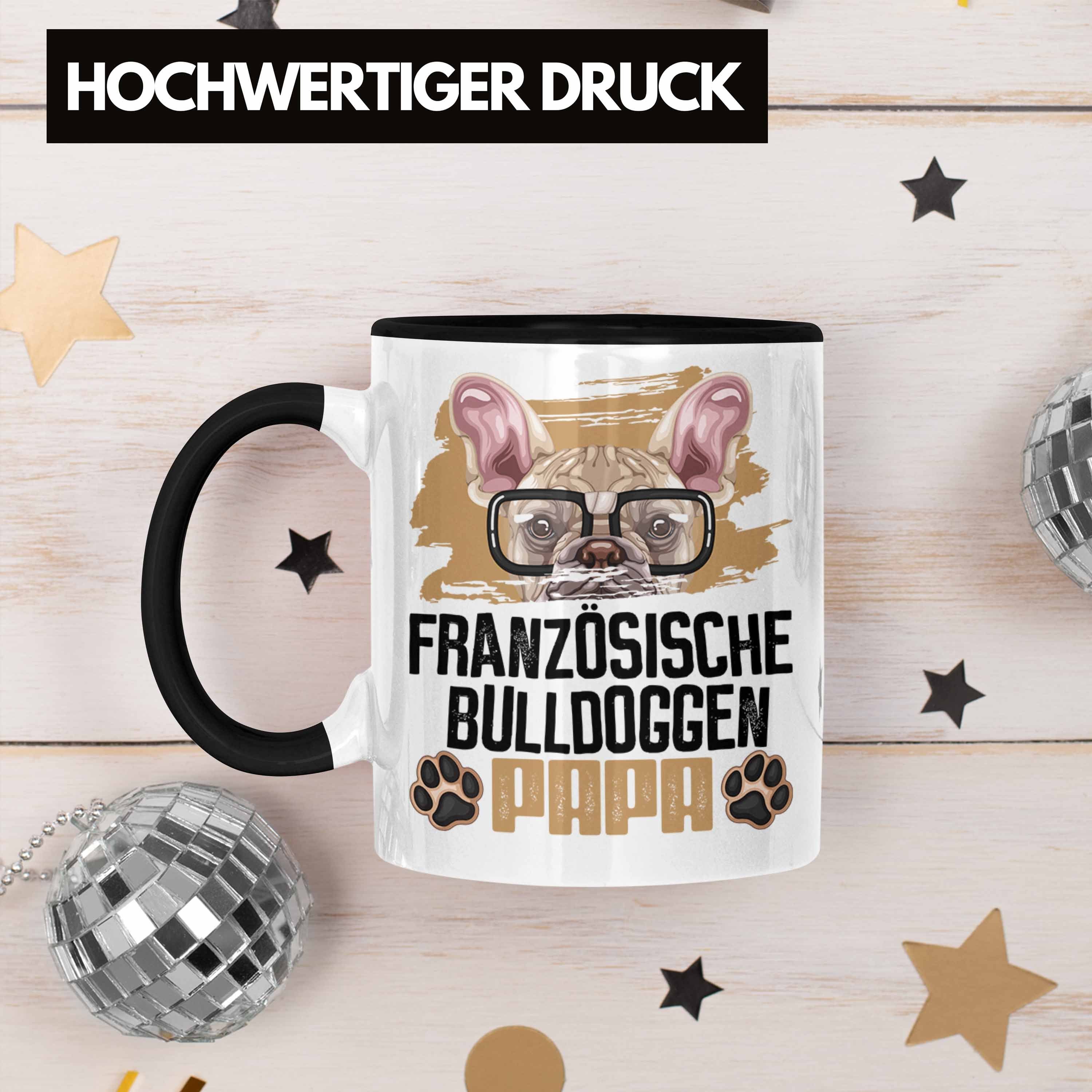 Schwarz Ge Geschenk Bulldogge Tasse Besitzer Tasse Lustiger Spruch Trendation Papa Französische