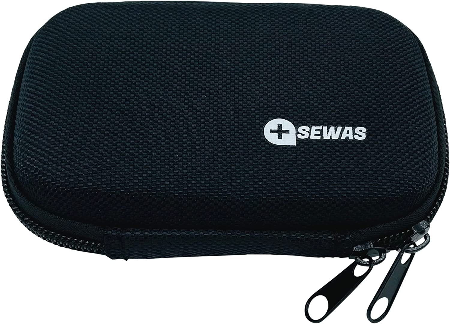 SEWAS Diabetic Care Aufbewahrungstasche Tasche Hardcase Gürteltasche Freestyle Libre Messgerät 3, Gürtelschlaufe, Stoßfest, passgenau, wasserabweisend – Bild 2 von 5
