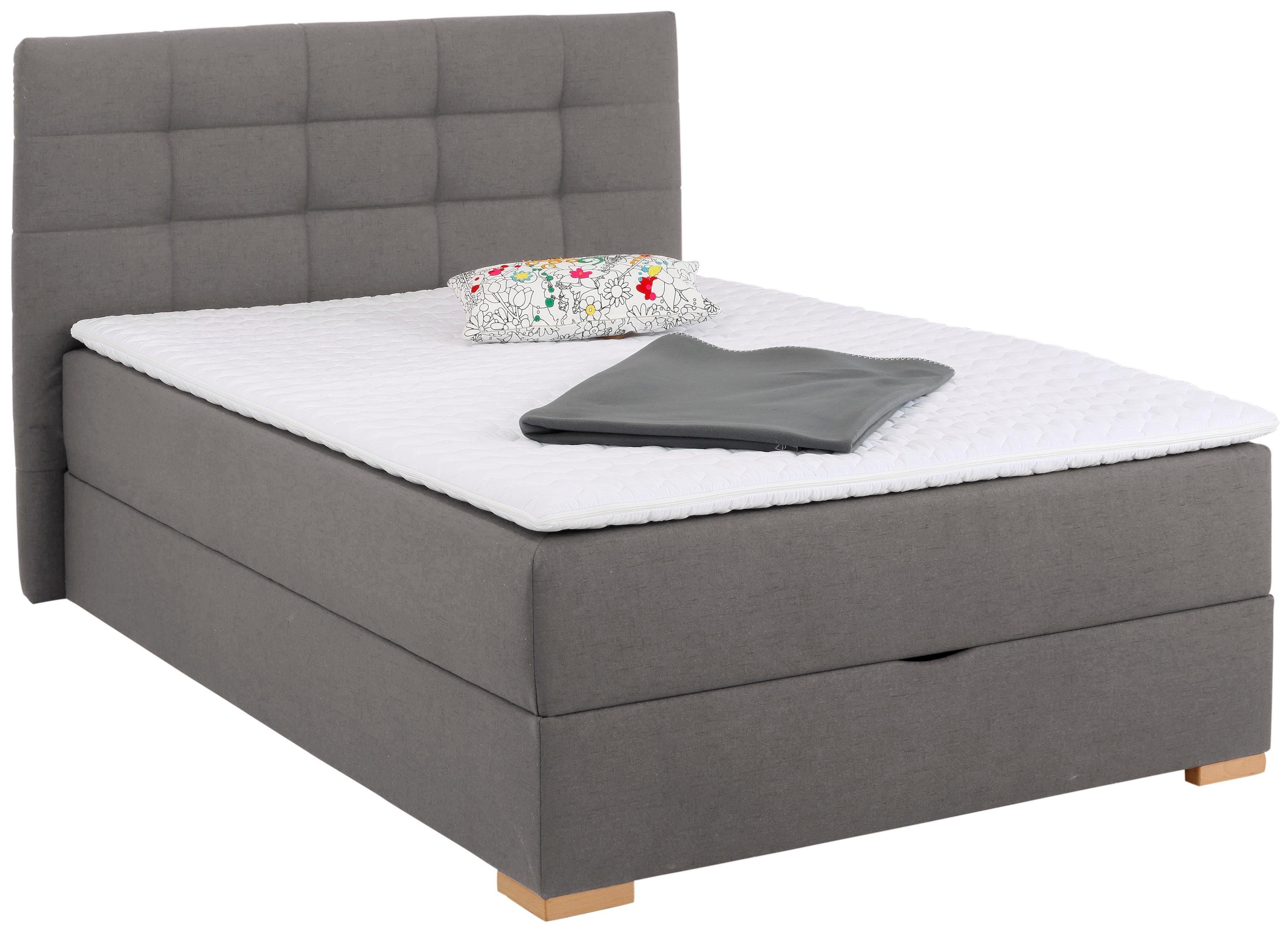 Home affaire Boxbett Olivet mit Bettkasten, in 4 Farben, 4 Breiten, 2 Matratzenarten, auch in Überlänge 220 cm