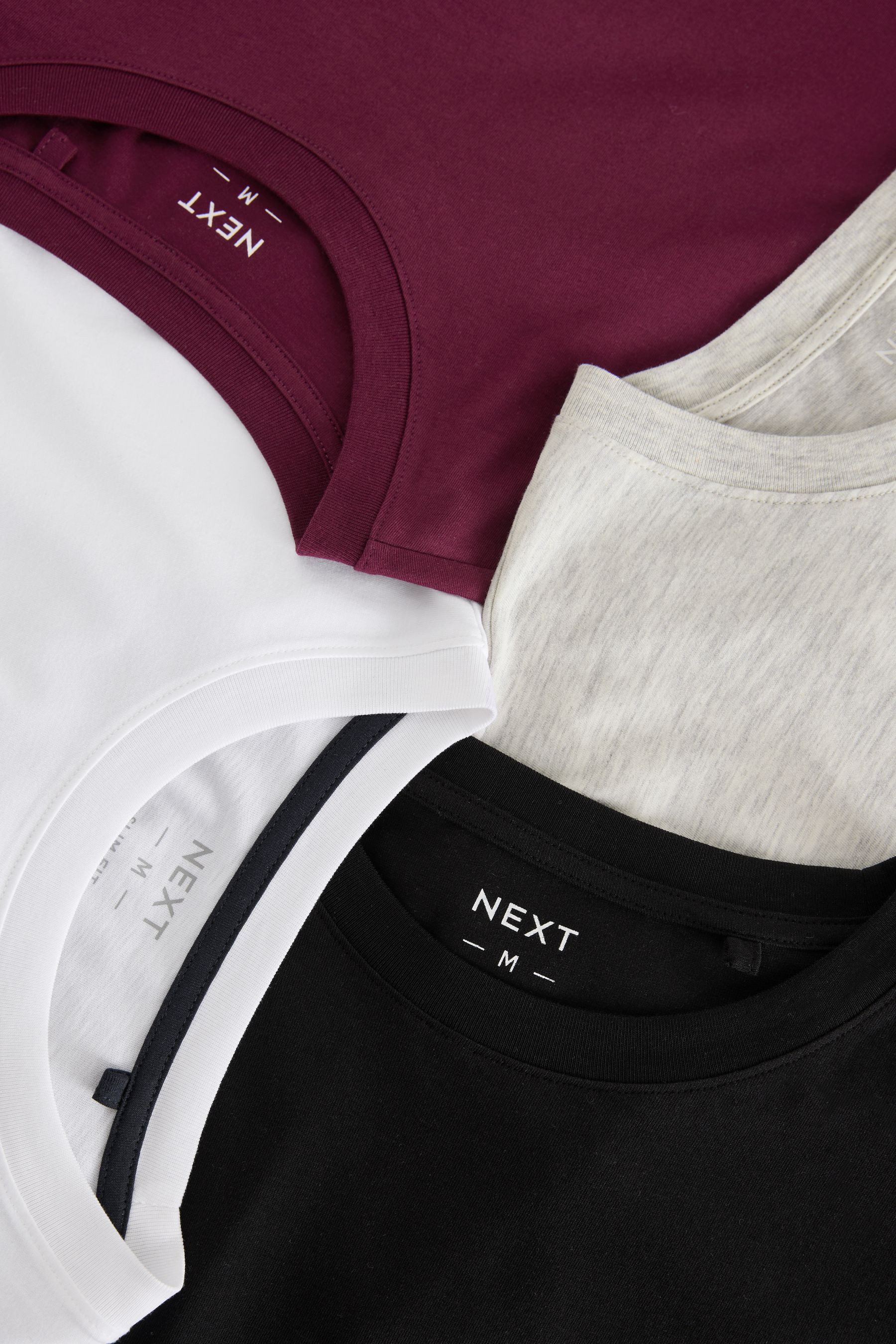 Next T-Shirt Regular Fit T-Shirts, 4er-Pack günstig online kaufen