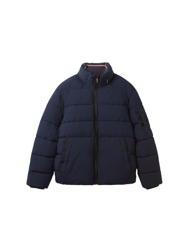 Steppjacke Pufferjacke mit versteckter Kapuze