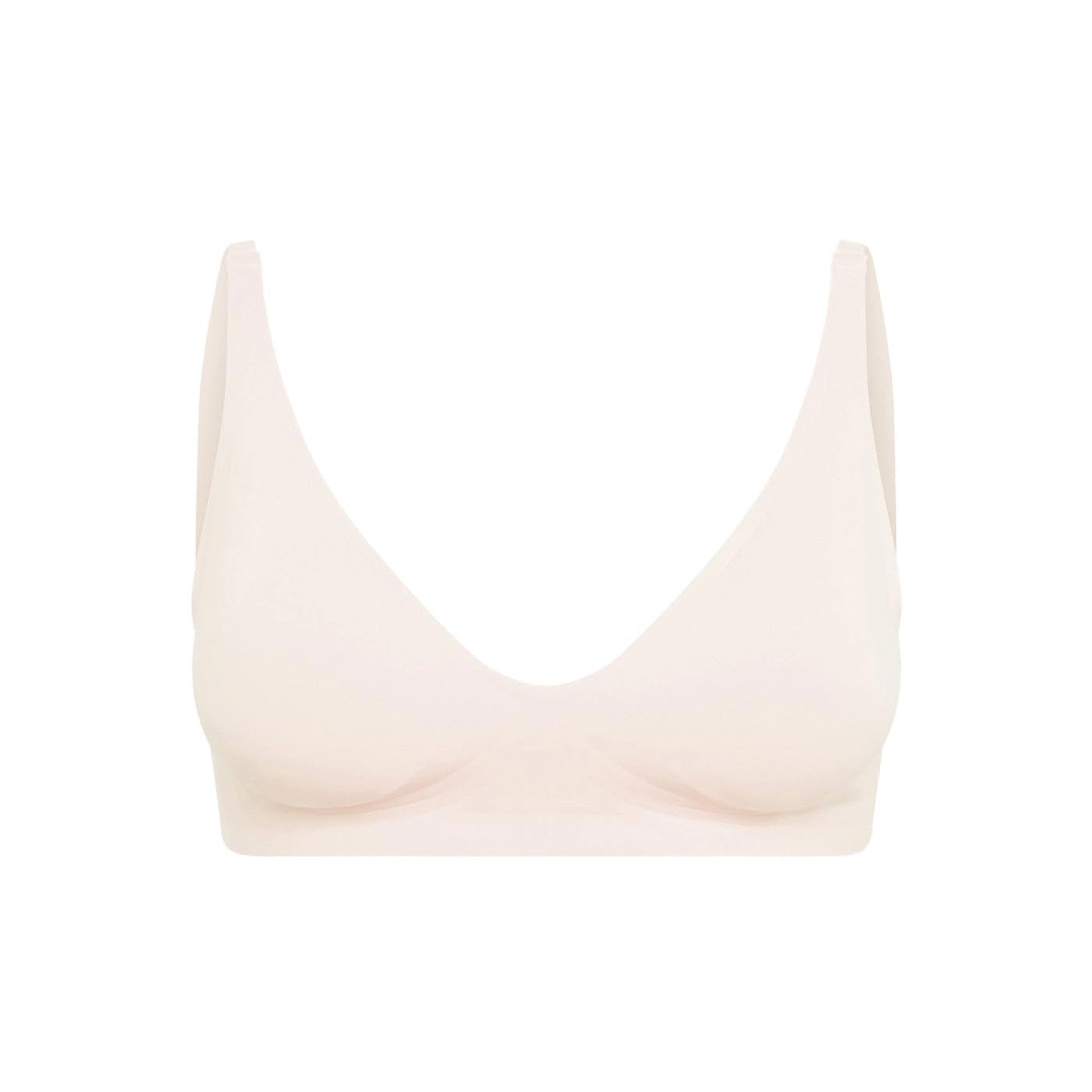 cfab by creamy fabrics Bügelloser BH Comfort Push-Up BH-Ecru-L (1-tlg)