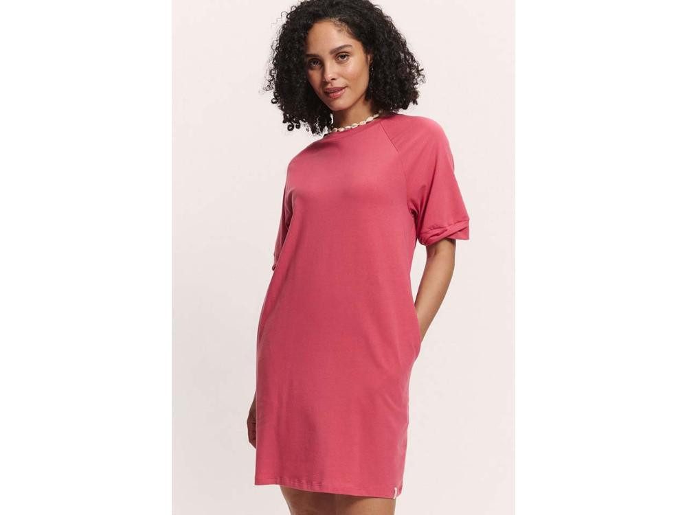Tranquillo Jerseykleid tranquillo Bio-Damen-Minikleid 'Ninaa' mit Eingrif
