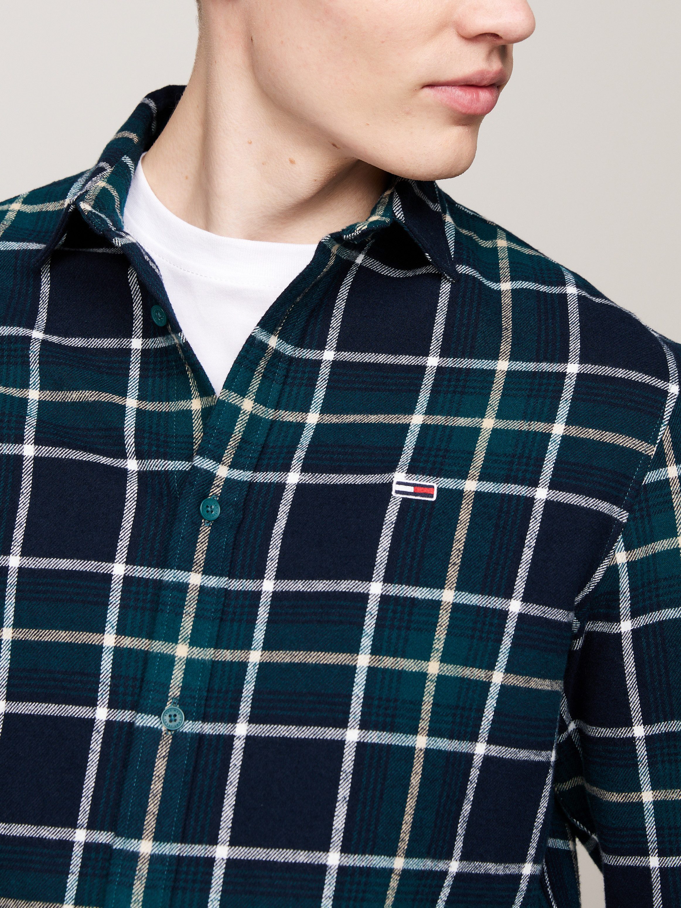 Tommy Jeans Langarmhemd TJM REG CHECK günstig online kaufen