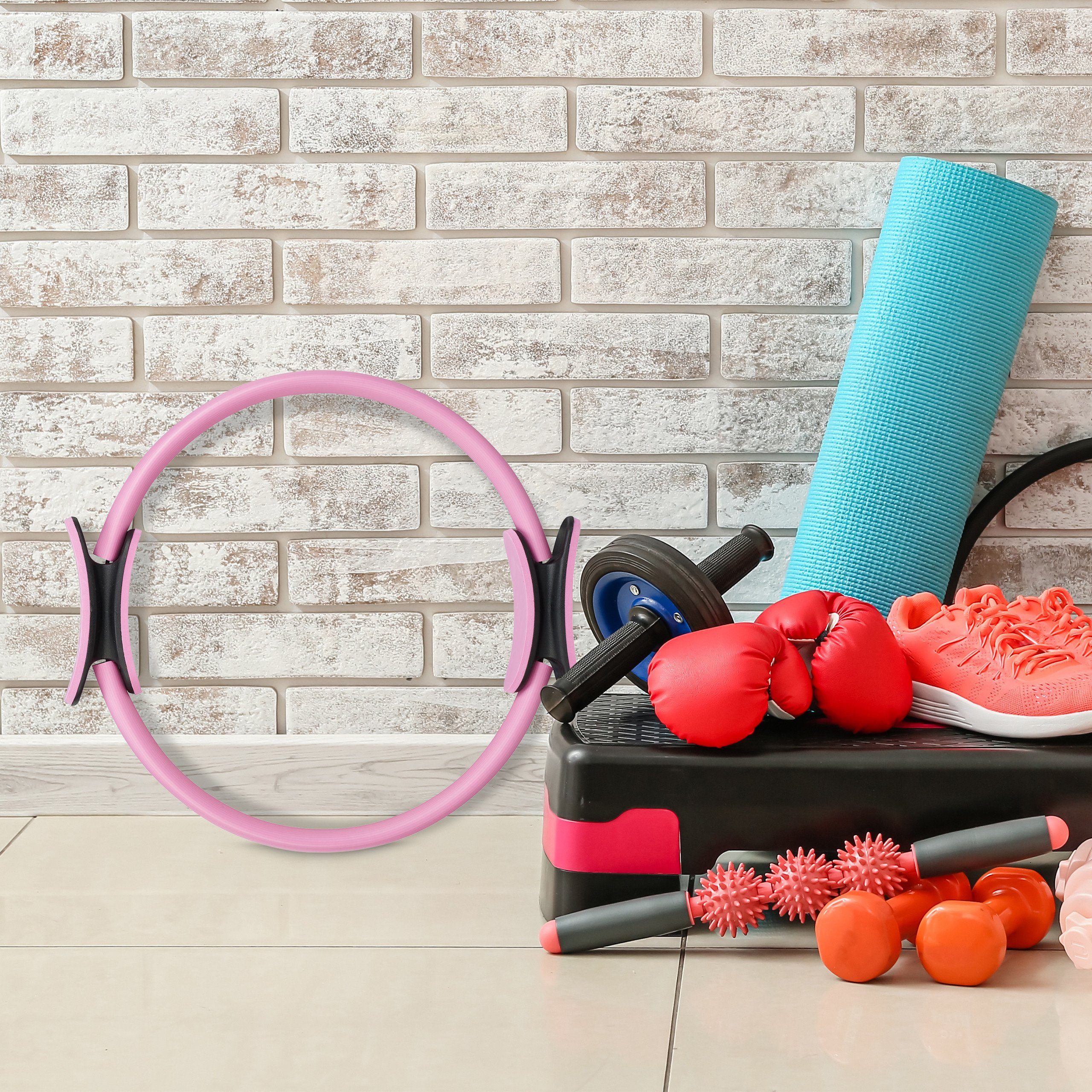 relaxdays Pilates-Ring Pink