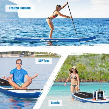 COSTWAY SUP-Board Stand Up Paddle Board, 325cm bis 150kg, mit Pumpe