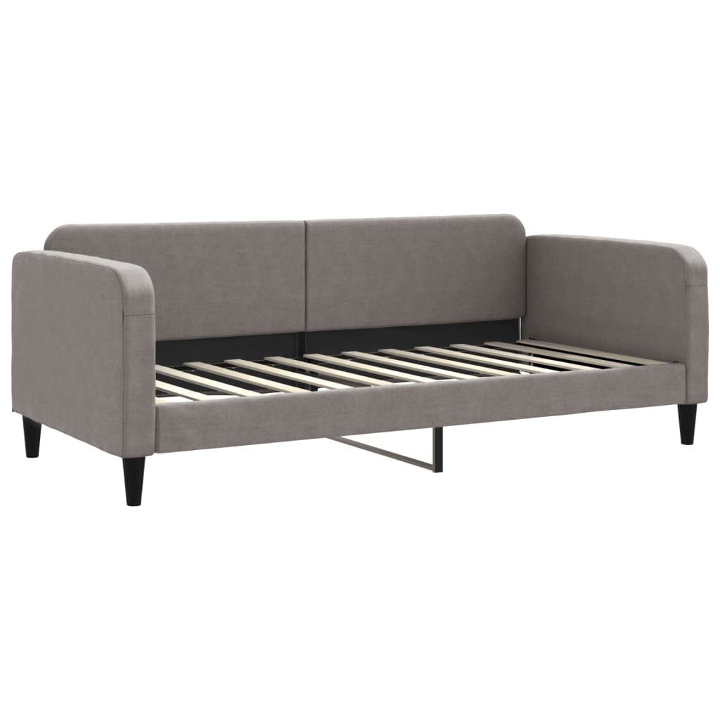 vidaXL Bett Tagesbett mit Matratze Taupe günstig online kaufen