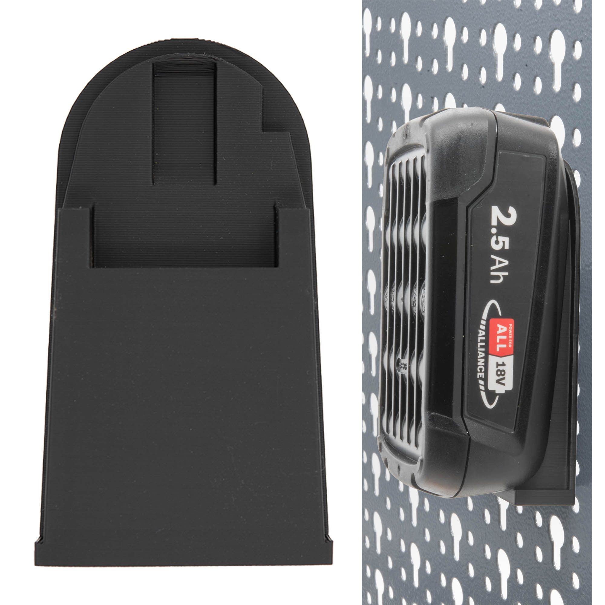 TSB Werk Werkzeughalter Akkuhalter für Bosch PBA ALL 18V für Küpper Lochwand, 1-tlg., Halterung, Akku, Halter, Wand