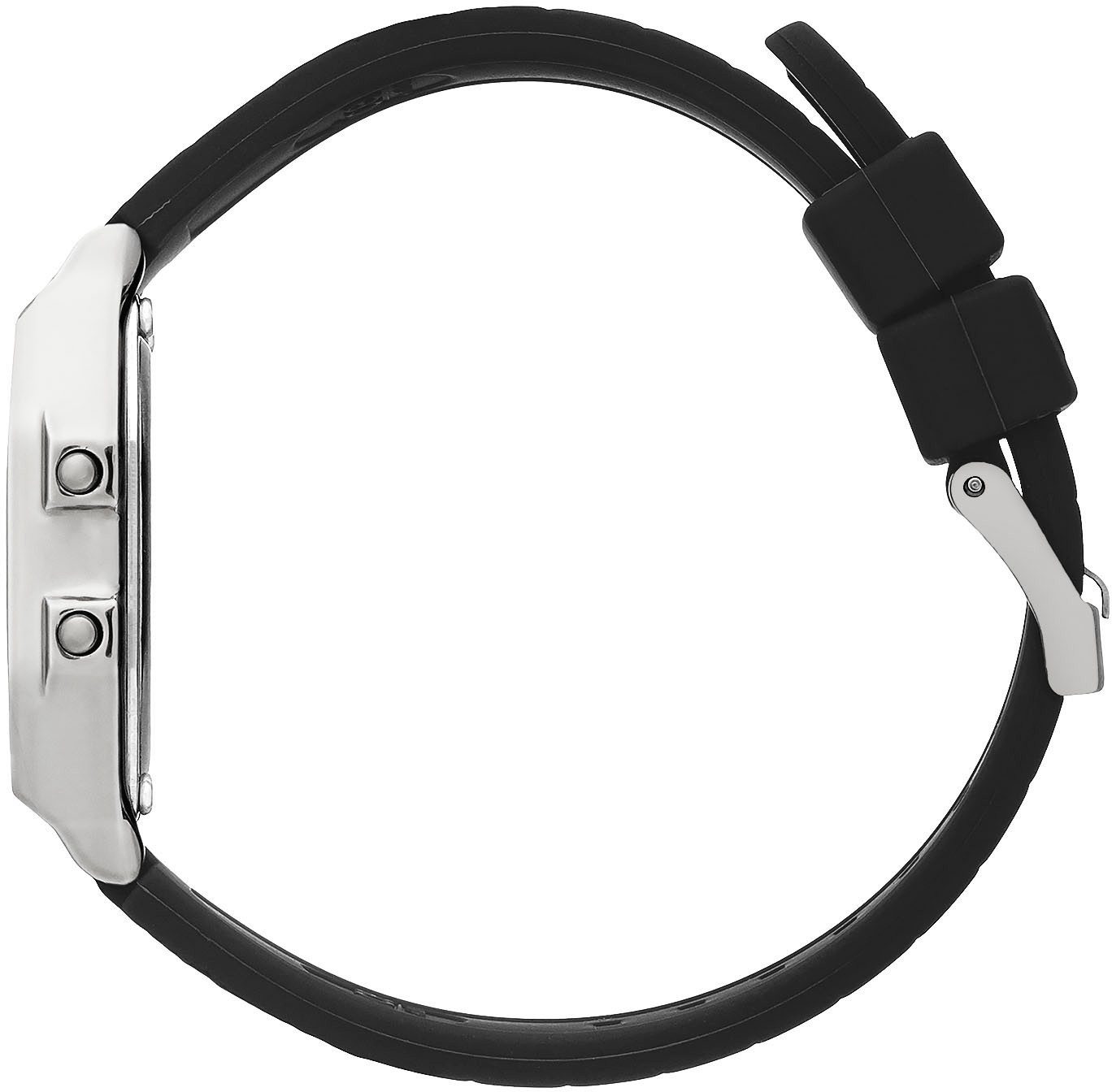 ice-watch Chronograph ICE digit retro - Small 022063, Armbanduhr, Quarzuhr, Damenuhr, Silikonarmband, Datum