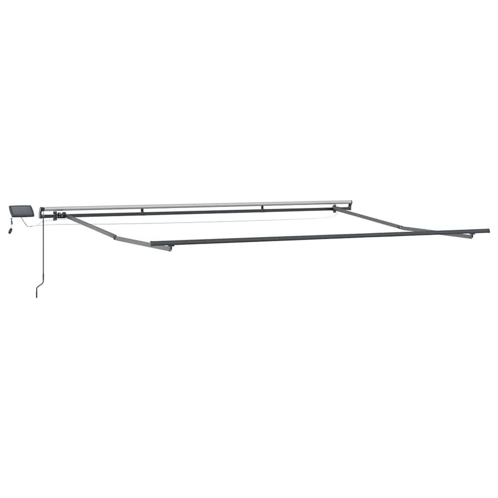 vidaXL Markise Markisenrahmen Anthrazit 400 x 300 cm Aluminium (1-St)