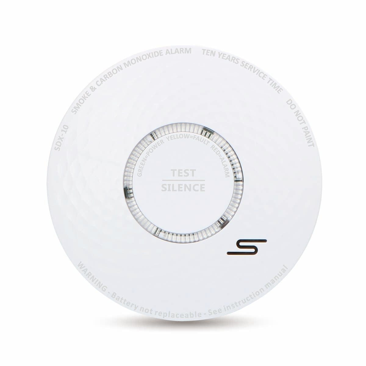 Alecto SDX10 Rauchmelder (Rauch- und Kohlenmonoxid-Melder, 10 Jahre Batterie)