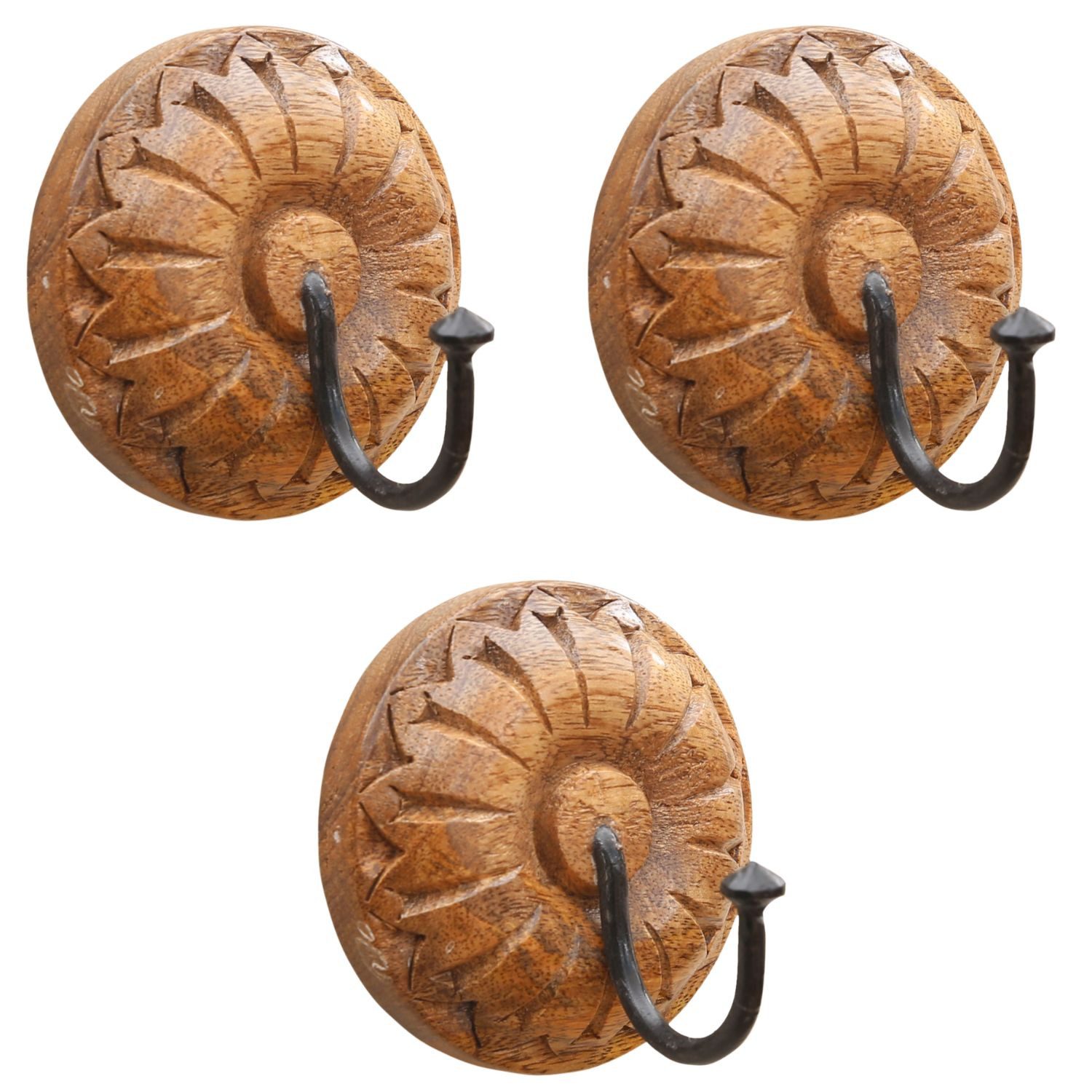 Marrakesch Orient & Mediterran Interior Handtuchhalter 3er Set Boho Haken A günstig online kaufen