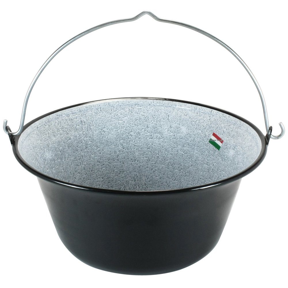 Grillplanet Holzkohlegrill Outdoor Gulaschkessel Gulaschtopf 15 Liter Inhalt, Set-Nein