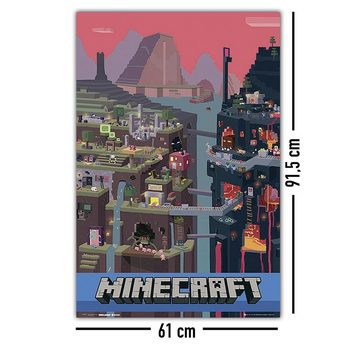 GB eye Poster Minecraft Poster World 61 x 91,5 cm