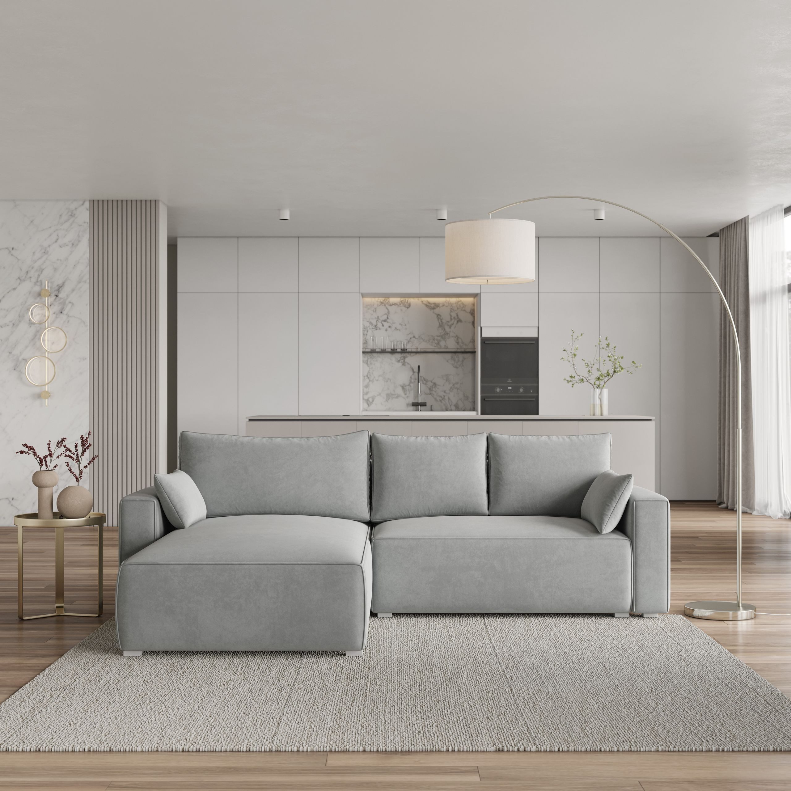 Masseno Ecksofa FORIL mit Schlaffunktion L-Form, günstig online kaufen