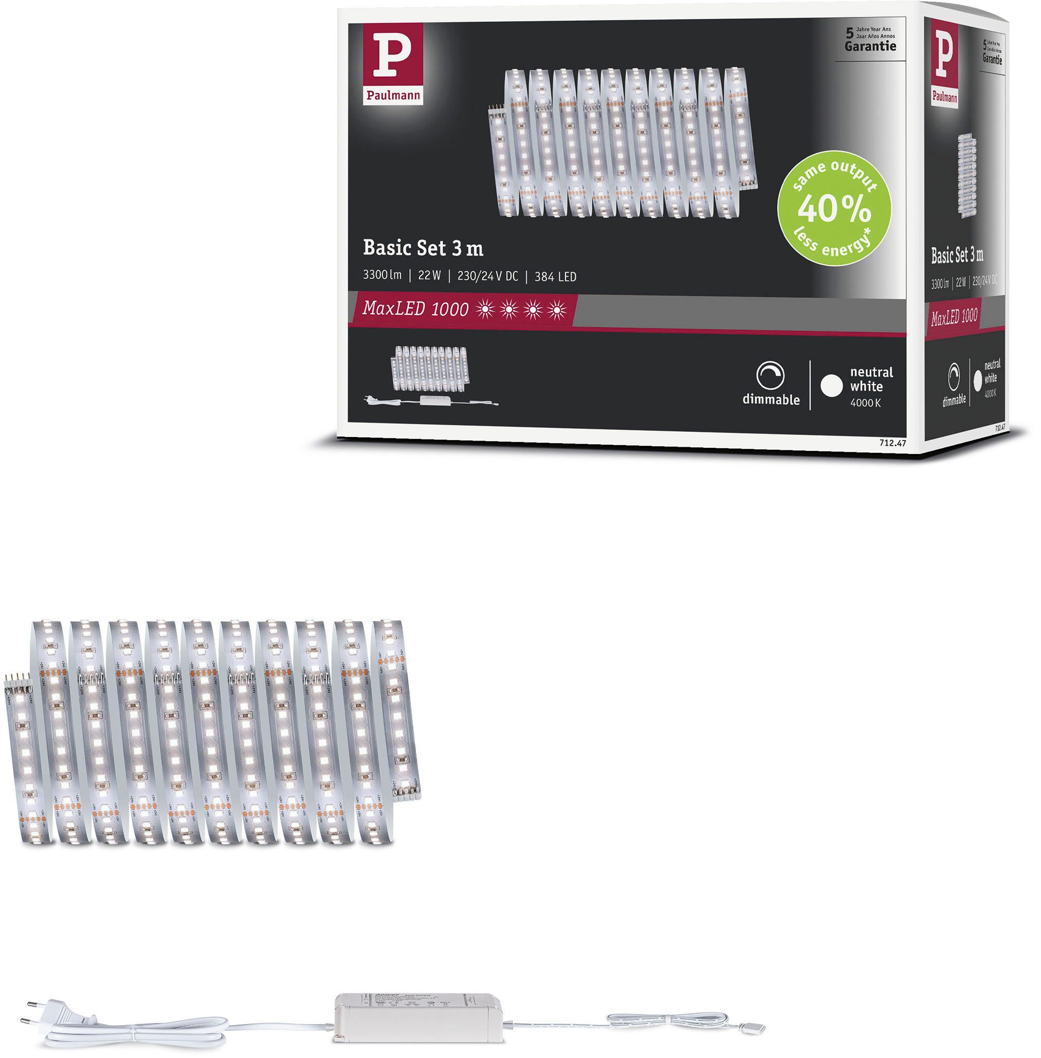 Paulmann LED-Streifen MaxLED 1000 LED Strip günstig online kaufen