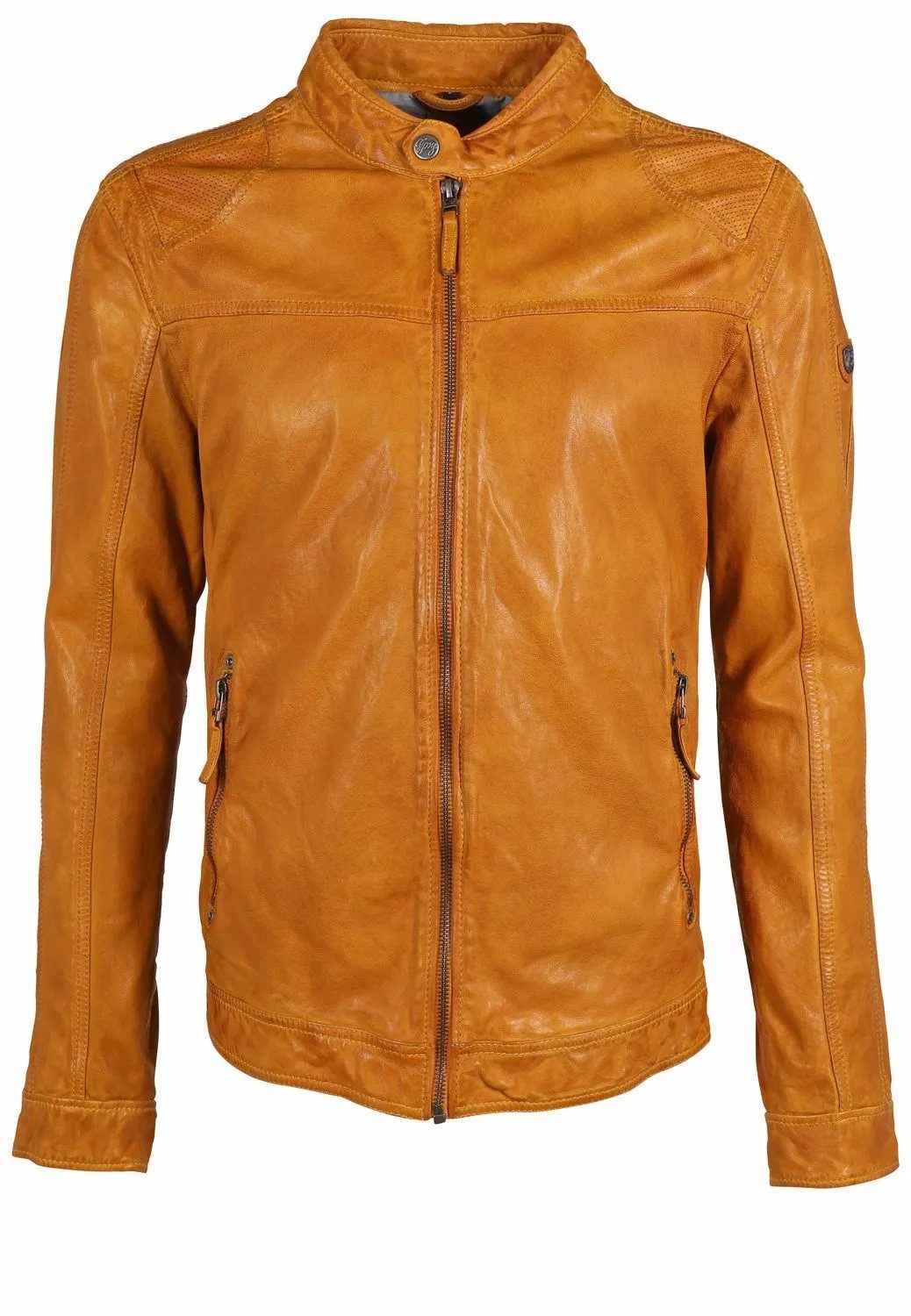 Gipsy by Mauritius Lederjacke Gipsy Herren Lederjacke GMChuto SF LGAWV Slim Fit Stehkragen