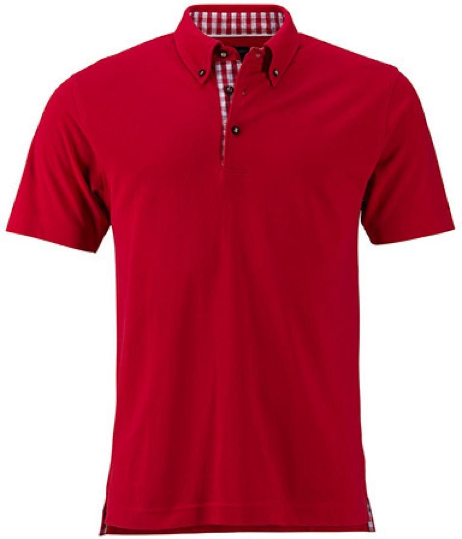 James & Nicholson Poloshirt Herren Traditional Polo / Feine Piqué-Qualität