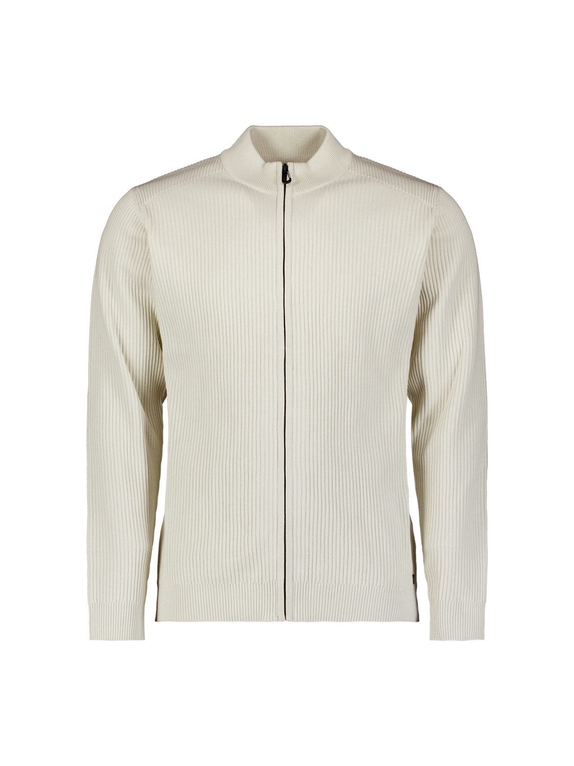 NO EXCESS Strickjacke Cardigan Full Zip Tuck Stitch