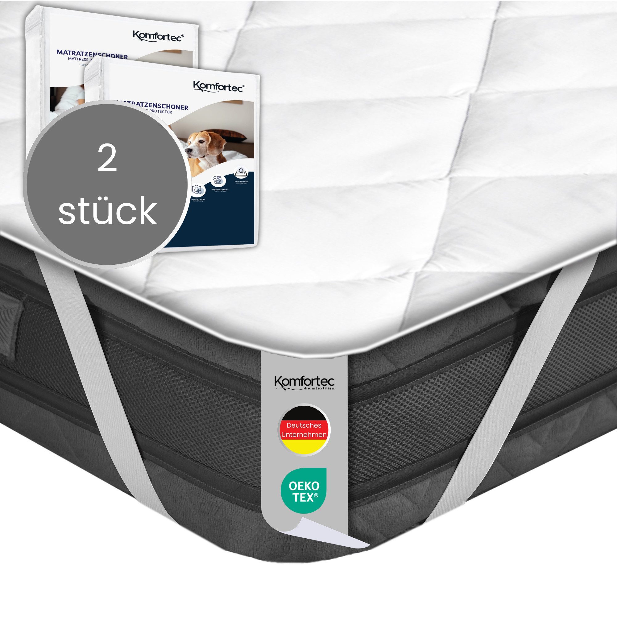 Matratzenauflage 500 g/m², 90x200, 120x200, 140x200, 160x200, 180x200 oder günstig online kaufen