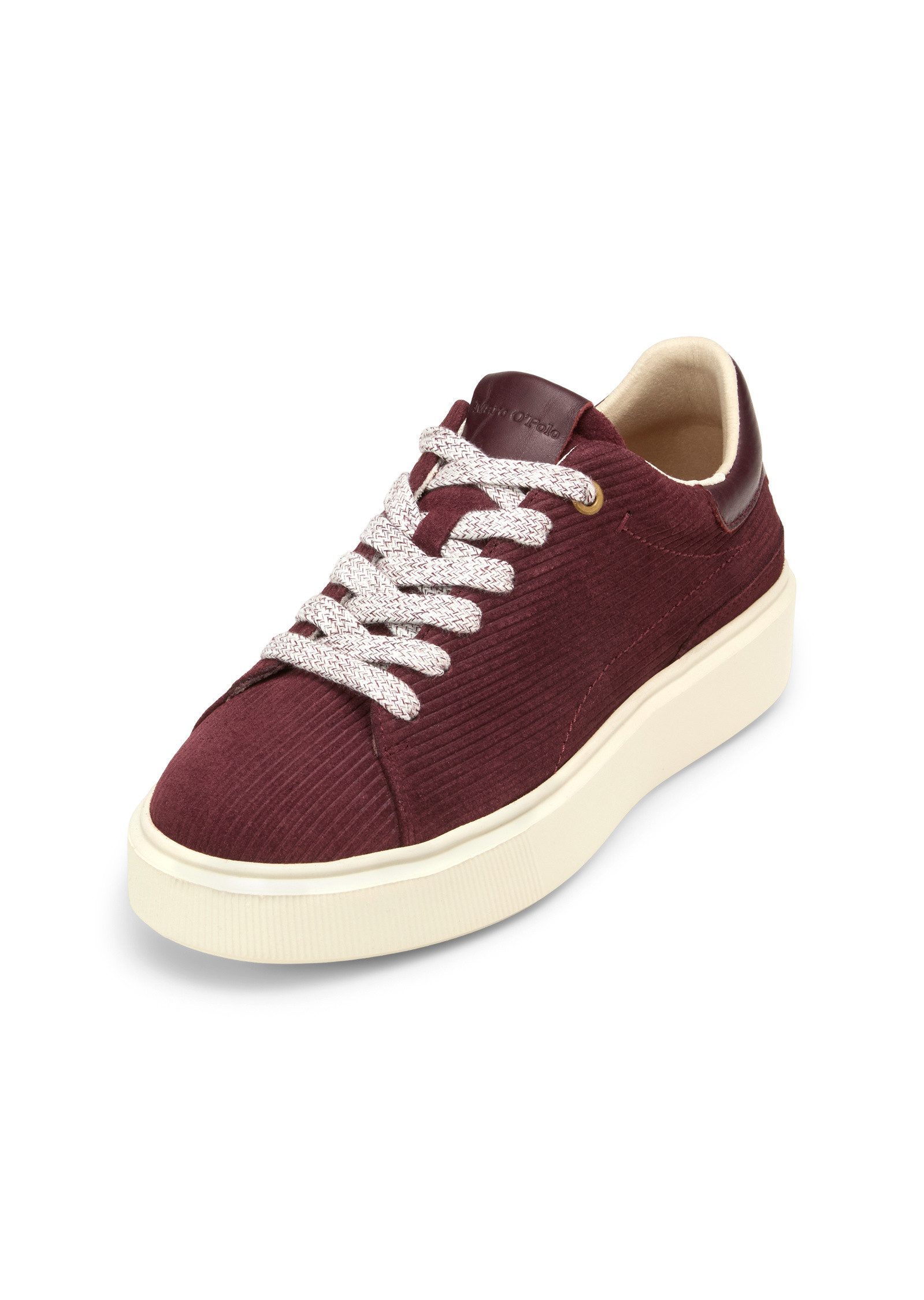aus Rindleder in Cordoptik Sneaker