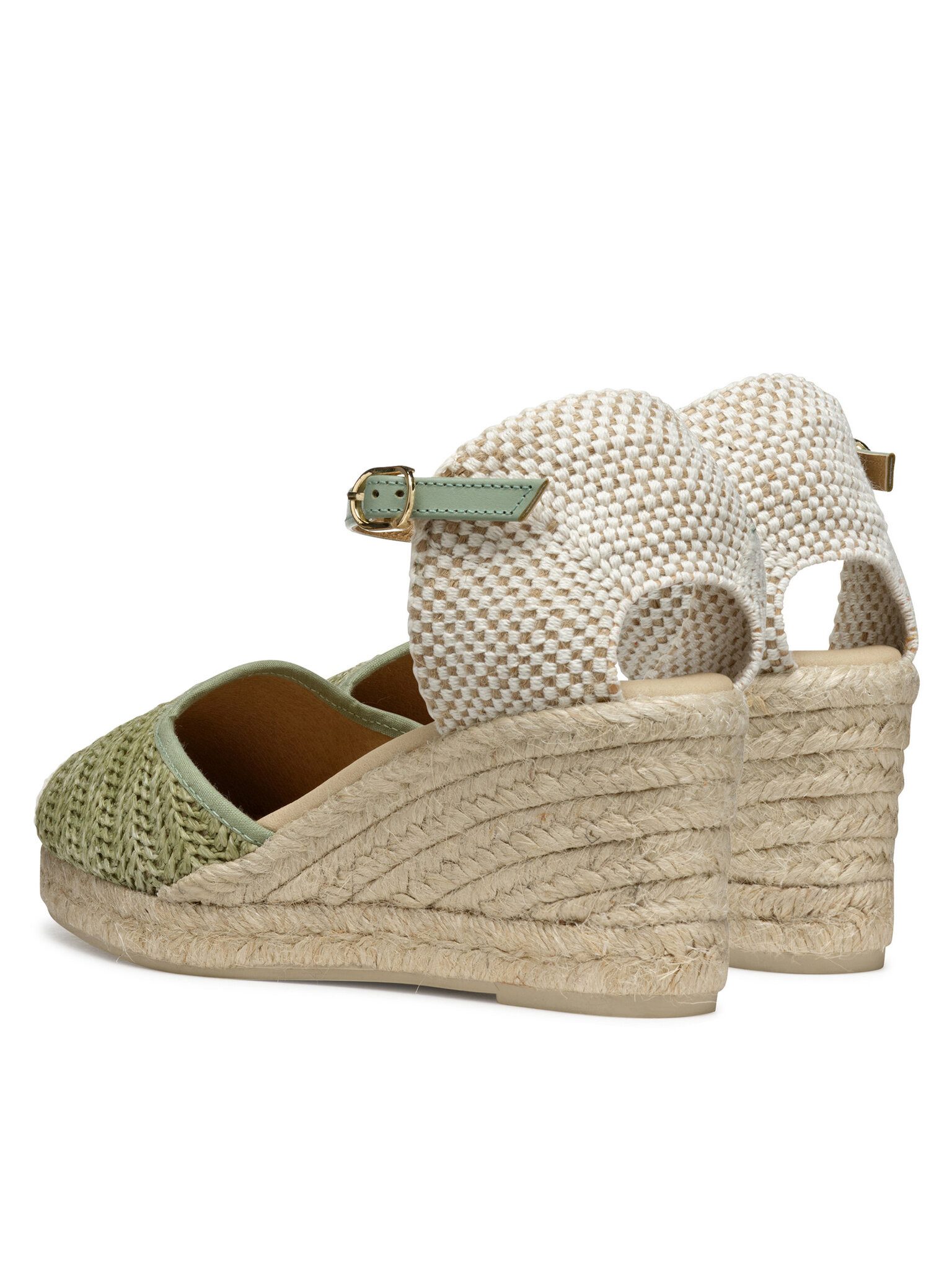 Geox Geox Damen Espadrilles Grün D55NGE-02MLM C3002 Espadrille