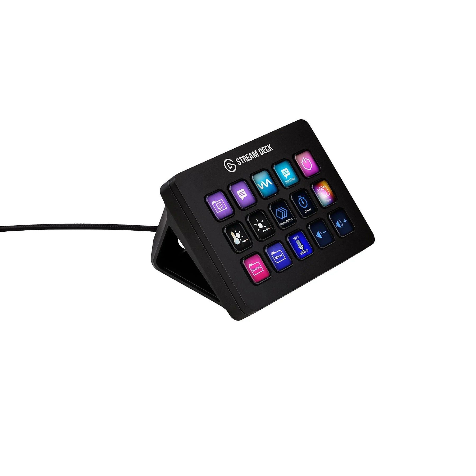 Elgato Streaming-Box Stream Deck MK.2 PC Studio Controller OBS Twitch Youtube, 15 anpassbare LCD-Tasten