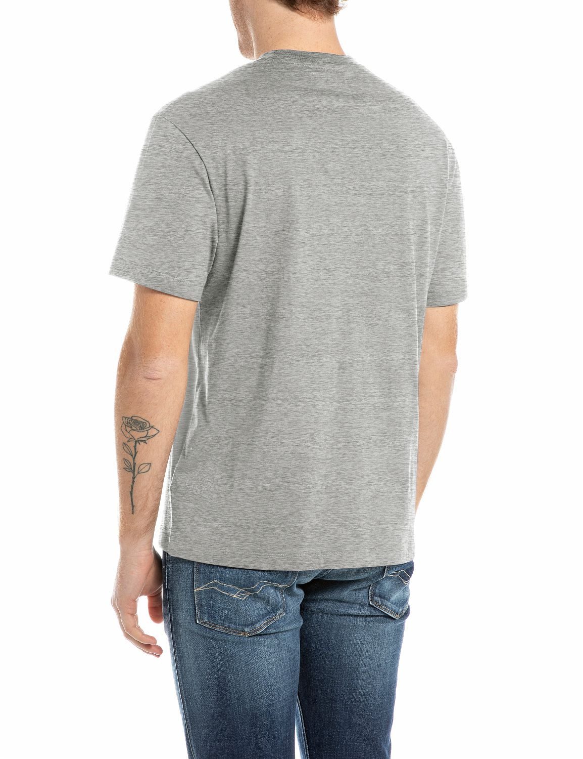 Replay T-Shirt mit Marken-Print auf der günstig online kaufen
