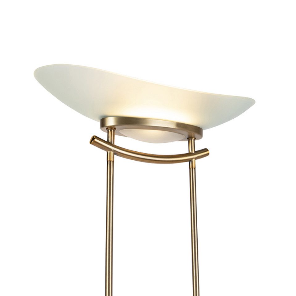 Qazqa Stehlampe Lexus, LED fest integriert, (nicht austauschbare) LED, Bron günstig online kaufen