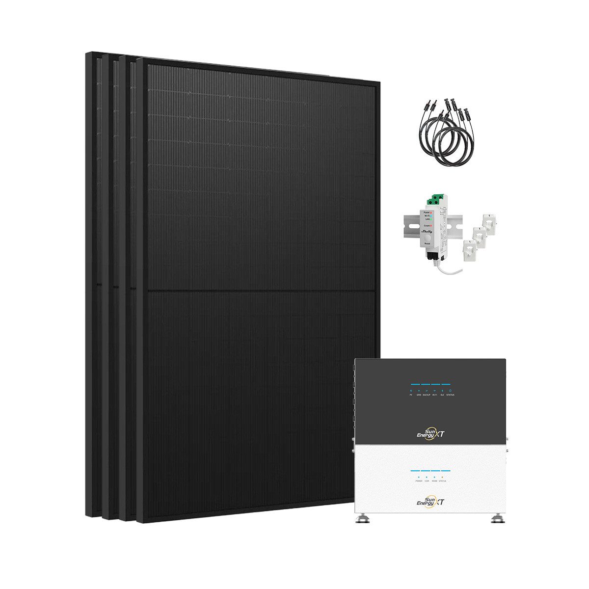 SunEnergy XT Balkonkraftwerk 2000W mit 10kWh Speicher SunEnergyXT 500 PRO + B500, 2000 W, (12-St), 0% MwSt.