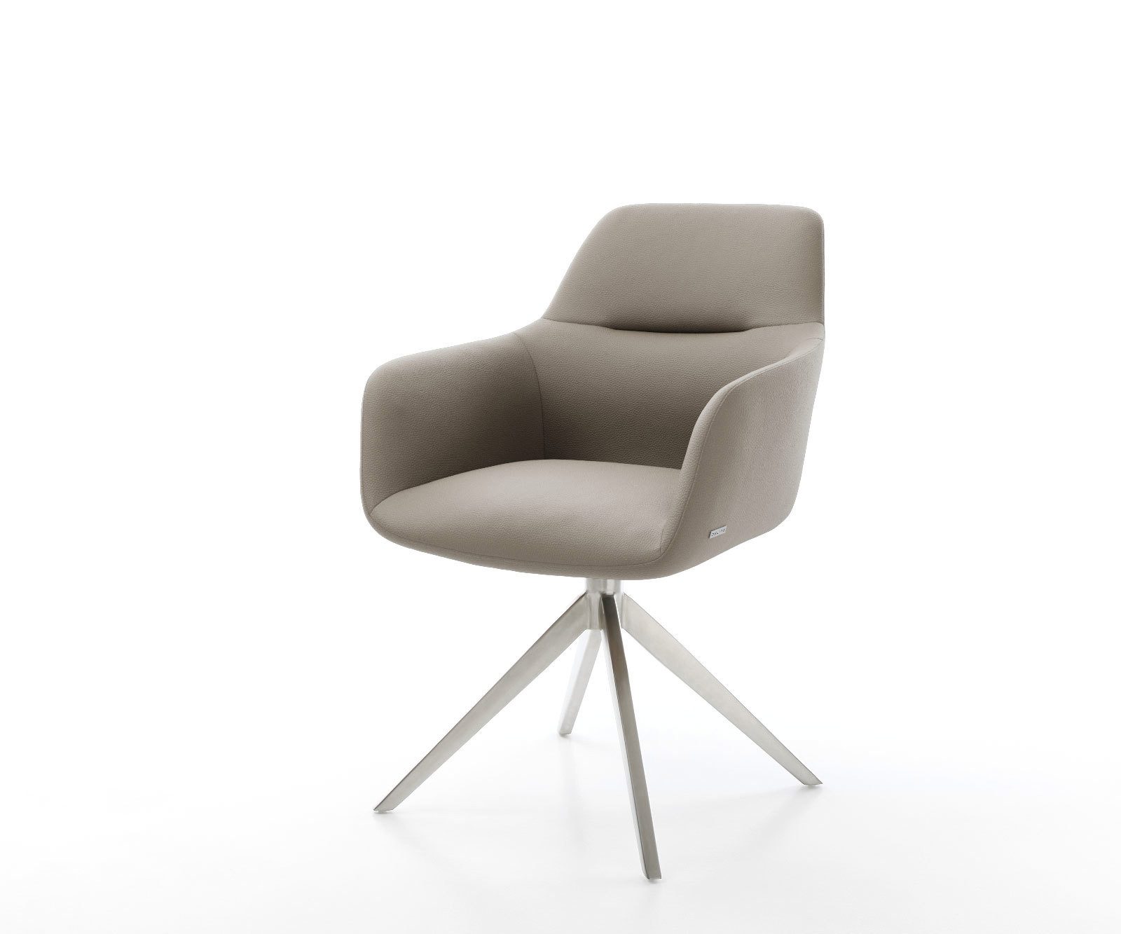 DELIFE Polsterstuhl Pejo-Flex, Kreuzgestell breit Edelstahl Echt-Leder Schl günstig online kaufen