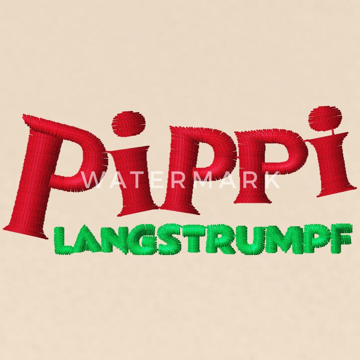 Spreadshirt T-Shirt Pippi Langstrumpf Logo Stick Relaxed Fit Unisex T-Shirt (1-tlg)