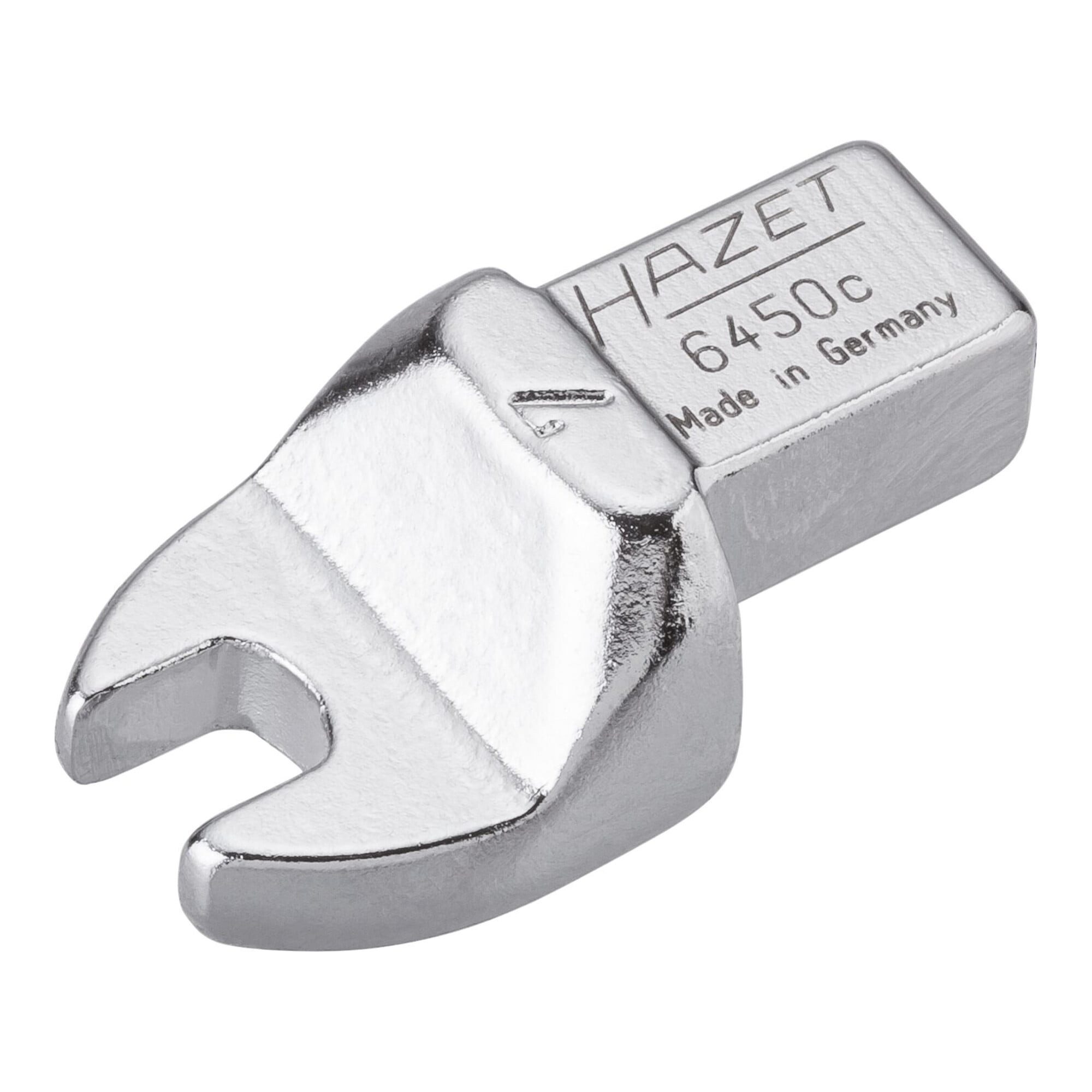 HAZET Maulschlüssel HAZET Einsteck-Maulschlüssel 6450C-7 Einsteck-Vierkant 9 x 12 mm Außen
