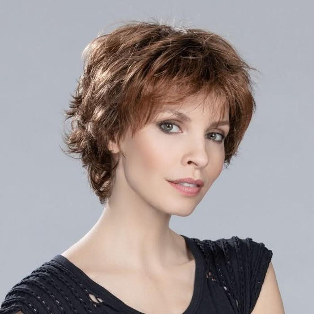 Ellen Wille Kunsthaarperücke Ellen Wille Club 10, Edgy Pixie-Schnitt mit Mono-Wirbel und federleichter Tressen-Montur.