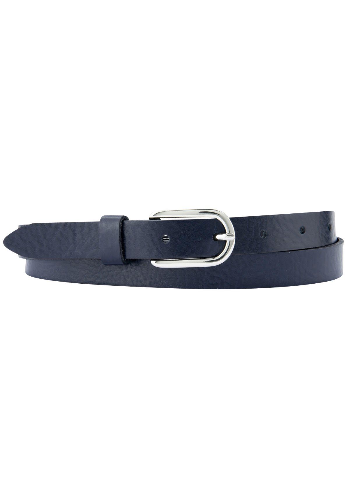 BERND GÖTZ Ledergürtel mit silberfarbener Schließe günstig online kaufen
