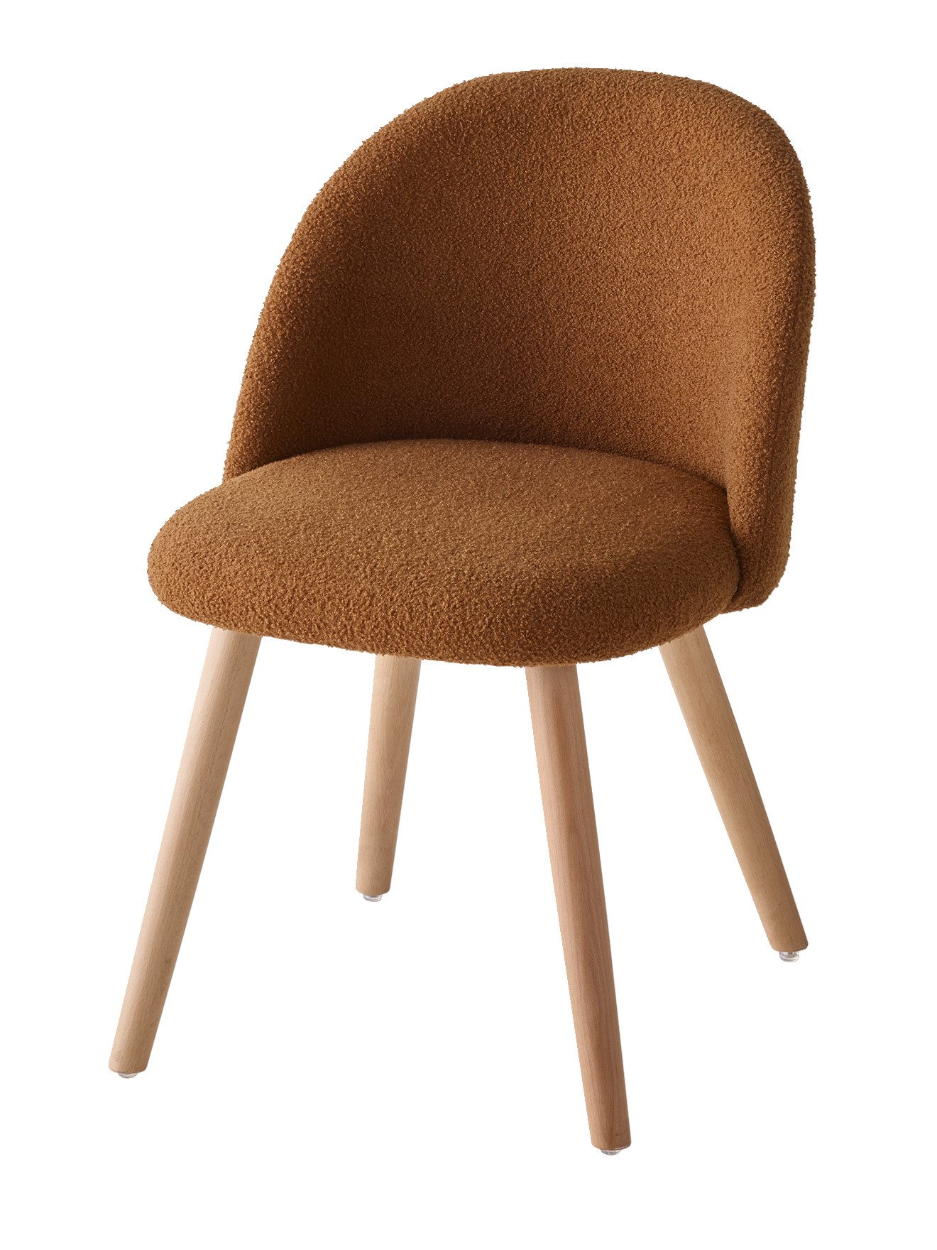 vertbaudet Kinderstuhl Kinder Stuhl mit Webpelz, Sitzhöhe 46 cm