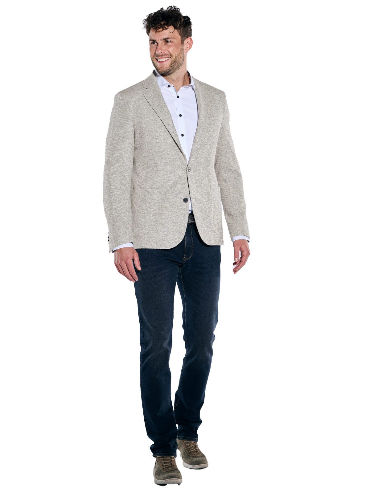 Engbers Sakko Herren Freizeit-Sakko, Beige