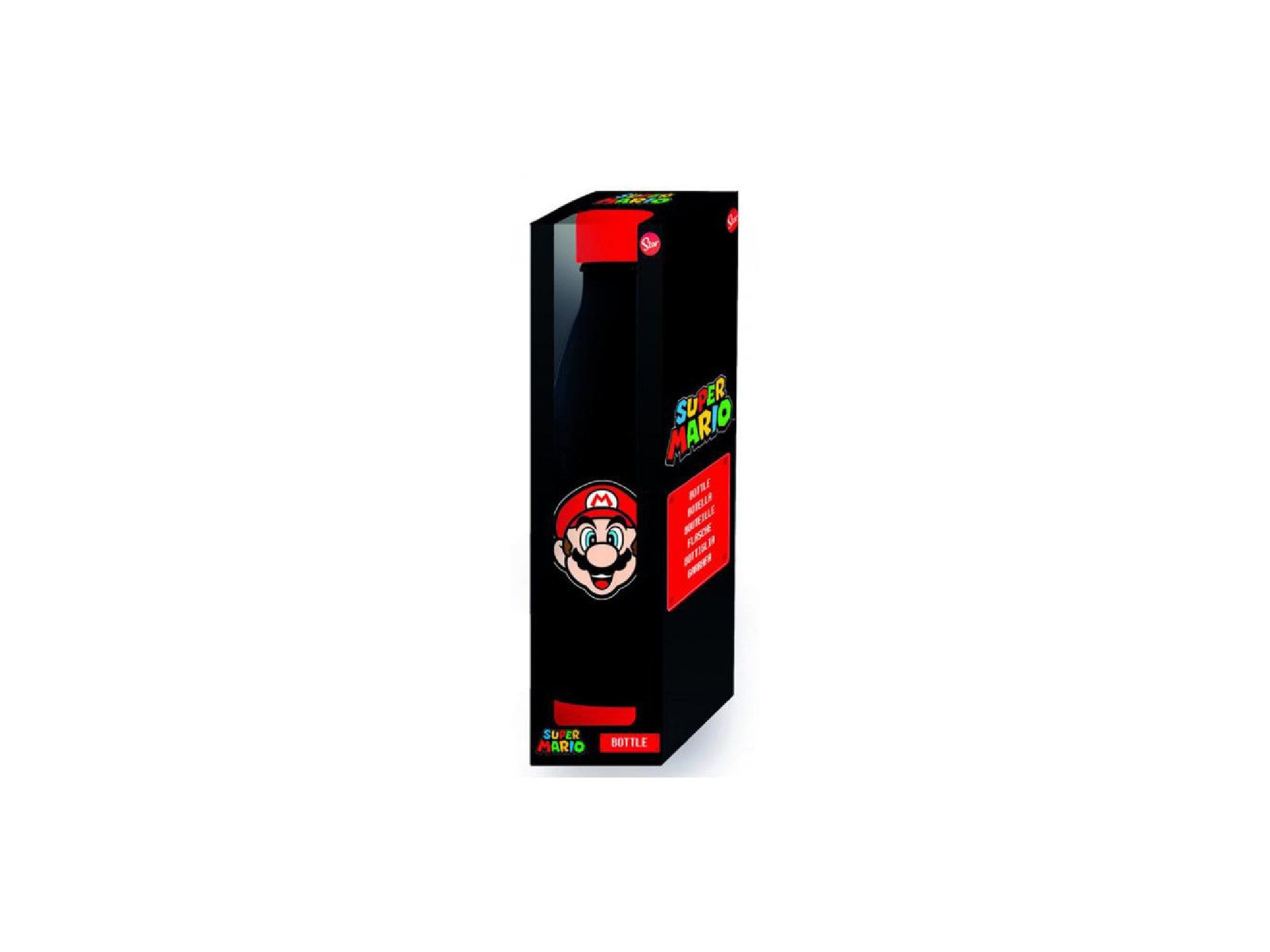 Super Mario Trinkflasche Super Mario Black Bottle, 660 ml
