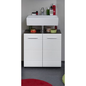 trendteam Badmöbel-Set, (2-St), Badschrank Waschbeckenunterschrank Spiegelschrank