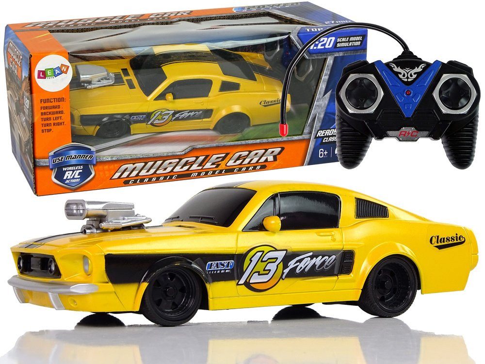 Wisam RC-Auto Ferngesteuerter Sportwagen-Klassiker 1:20 Gelb Pilot