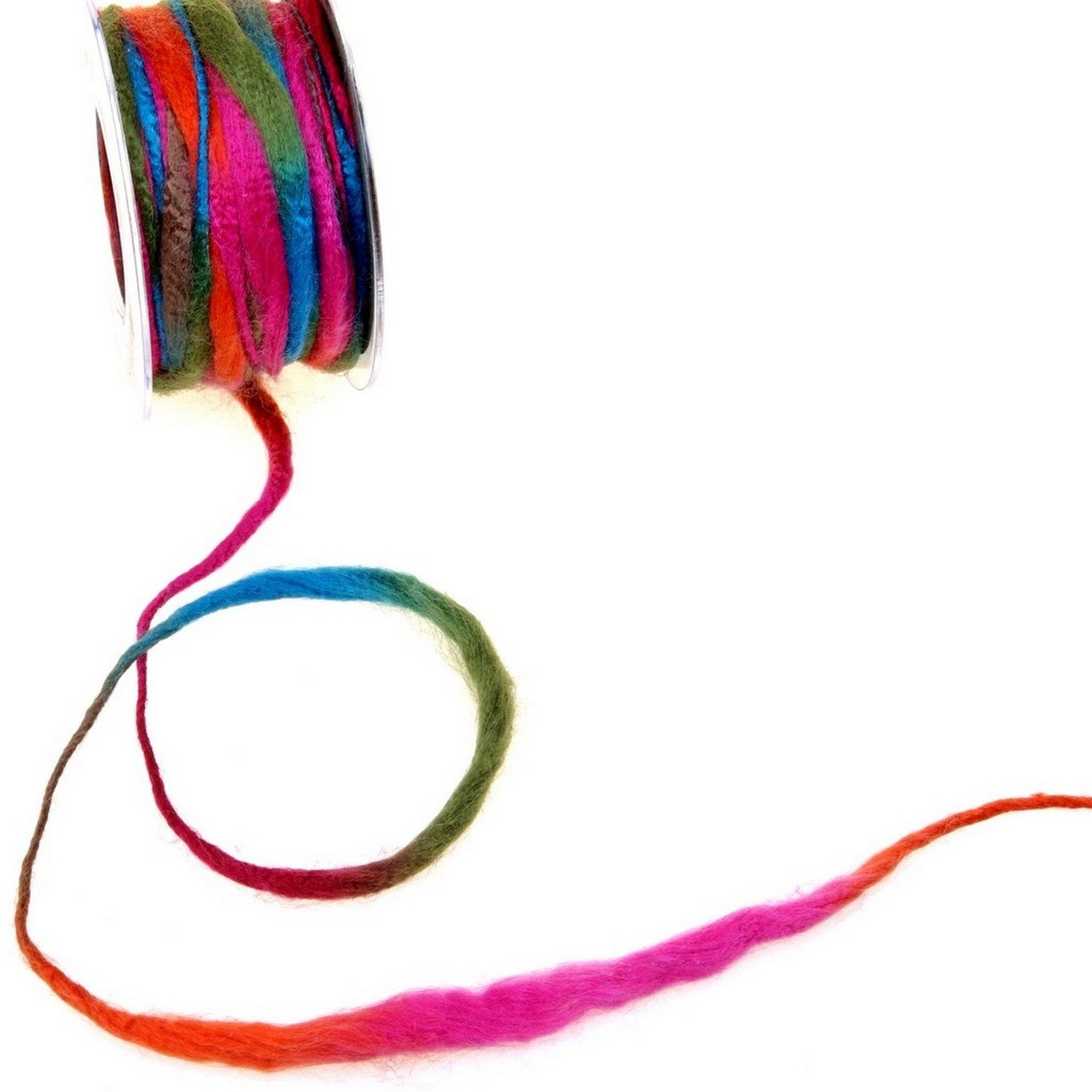 Kordel Wollkordel - bunt - 2-10mm Ø - 15 m - 97711 35
